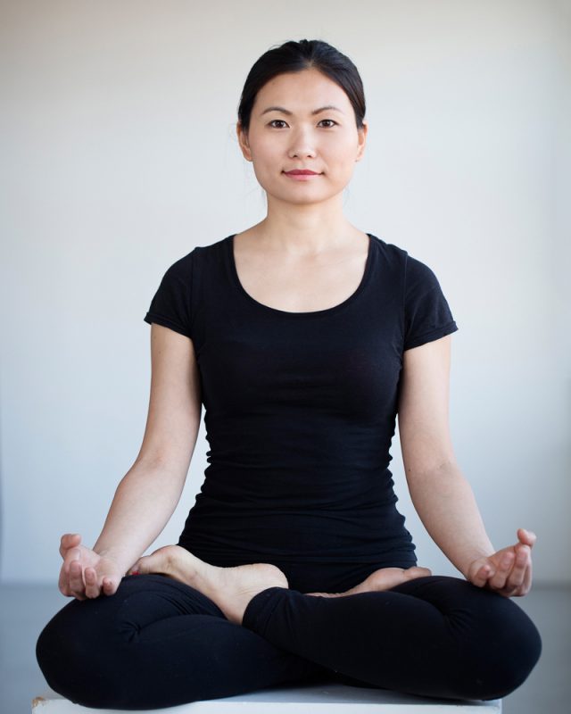 Portrait for yoga teacher Xue